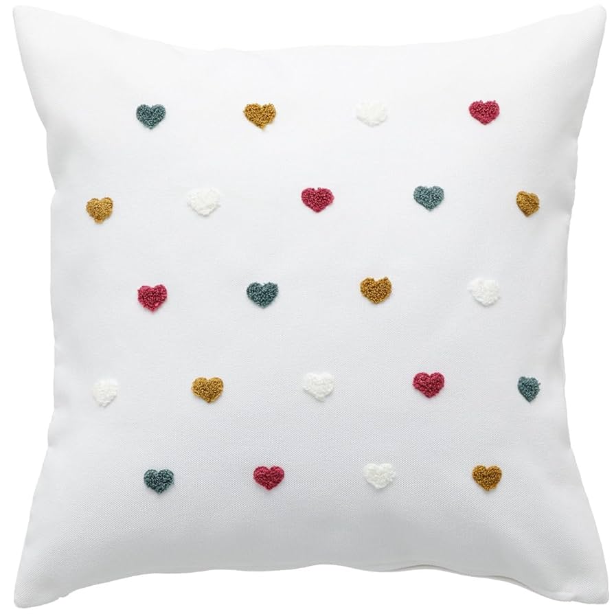 はーとクッション Cushion-038）スクエアハートのクッション キット | フラワー